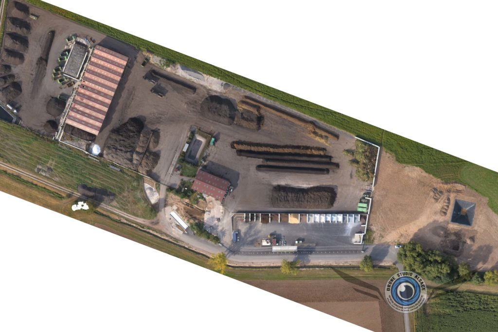 Drone BTP agriculture Alsace photogrammetrie 3D nuage de points